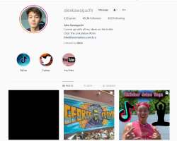 He is also popular on Instagram and accrued over 45,000 followers on his eponymous account He is also popular on Instagram and accrued over 45,000 followers on his eponymous account.